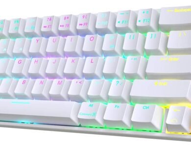 White Wireless Gaming Keyboard, Review & Specification