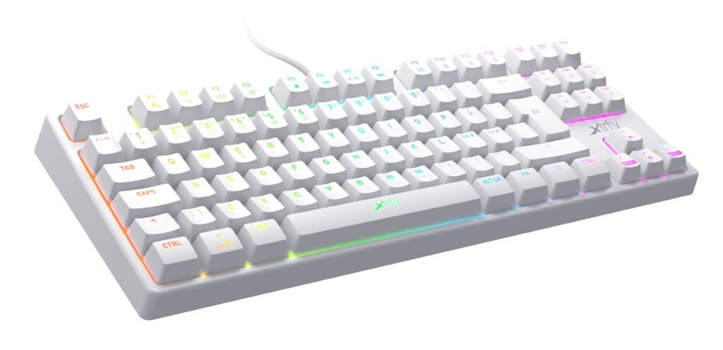 White Wireless Gaming Keyboard, Review & Specification